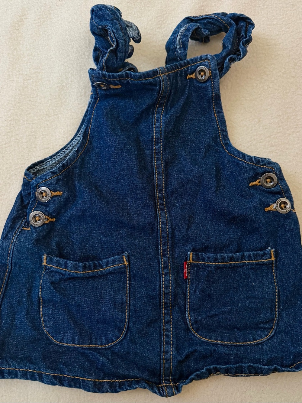 Levi's Kids Denim Jumper Dress / Overall Dress 18M